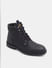 Navy Blue Premium Leather Boots_409101+3